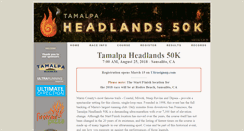 Desktop Screenshot of headlands50k.com